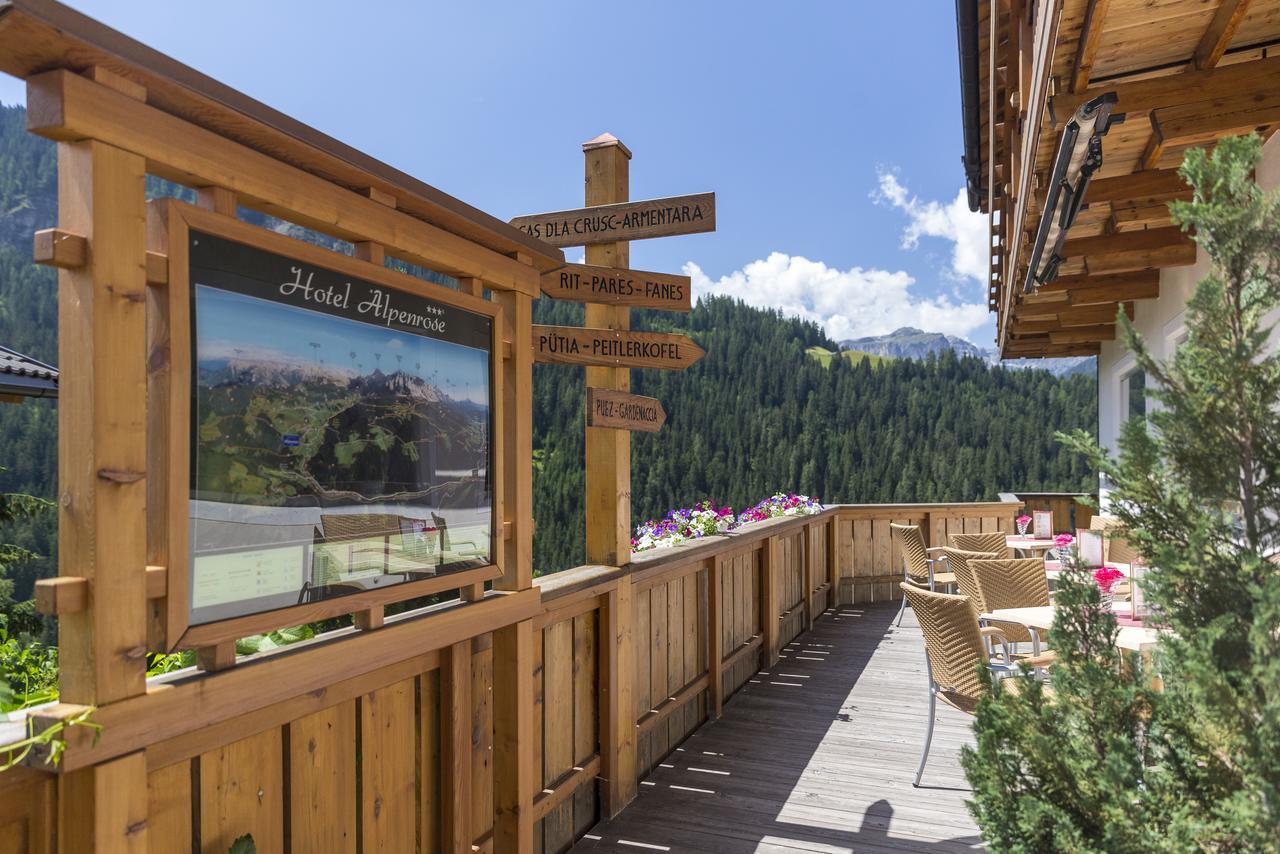 Hotel Alpenrose Dolomites Ла-Валле Экстерьер фото